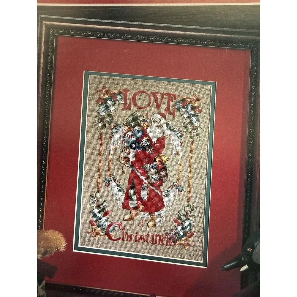Merry Christmas Collection 1995 Leisure Arts 2691 Cross‎ Stitch Pattern Booklet
